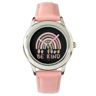 Be Kind ASL III - Amerikaanse Gebarentaal Horloge