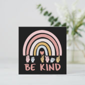 Be Kind ASL III - Amerikaanse Gebarentaal Kaart (Staand voorkant)
