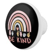Be Kind ASL III - Amerikaanse Gebarentaal Keramische Knop (Rechts)