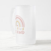 Be Kind ASL III - Amerikaanse Gebarentaal Matglas Bierpul (Voorkant links)