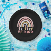 Be Kind ASL III - Amerikaanse Gebarentaal Papieren Bordje (Feest)