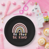 Be Kind ASL III - Amerikaanse Gebarentaal Papieren Bordje (Feest)
