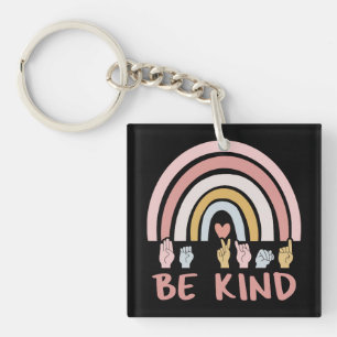 Be Kind ASL III - Amerikaanse Gebarentaal Sleutelhanger