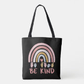 Be Kind ASL III - Amerikaanse Gebarentaal Tote Bag (Achterkant)