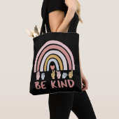 Be Kind ASL III - Amerikaanse Gebarentaal Tote Bag (Dichtbij)