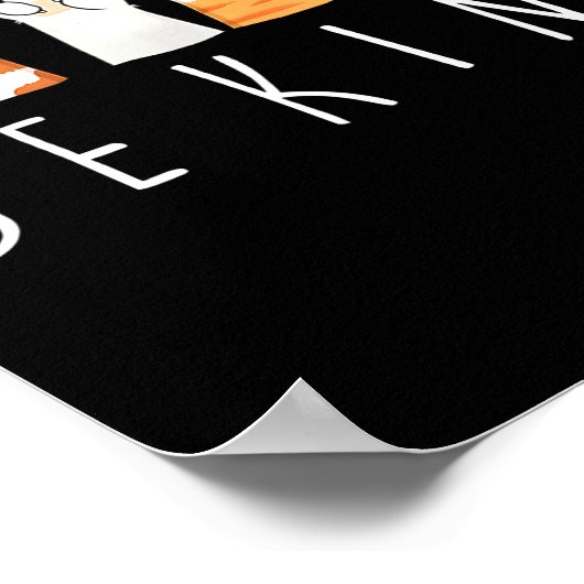 Be Kind Asl Sign Language Kindness Cat Paws Finger Poster (Hoek)