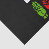 Be Kind Autism Awareness ASL Mom Teacher Kindness Tissuepapier (Detail)