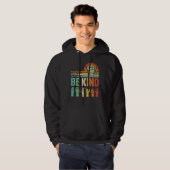 Be Kind Autism Awareness Mom Dad Grandma Teacher K Hoodie (Voorkant volledig)