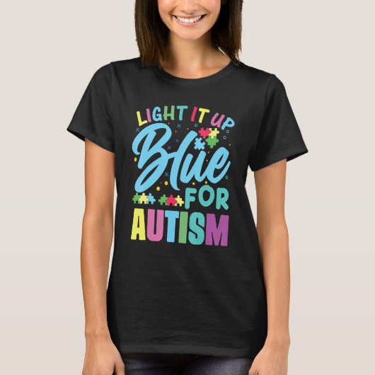 Be Kind Autism Awareness Rainbow Trendy Men Women T-shirt (Voorkant)