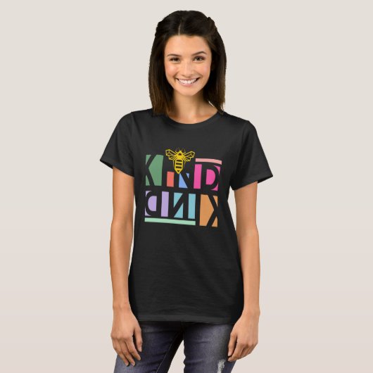 Be kind be a kind human t-shirt (Voorkant volledig)