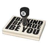 Be Kind Be True Be You Inspirational Love Quote Rubberstempel (Stempel)