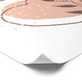 Be Kind Boho Abstracte Vormen Muur Kunst Quote Poster (Hoek)