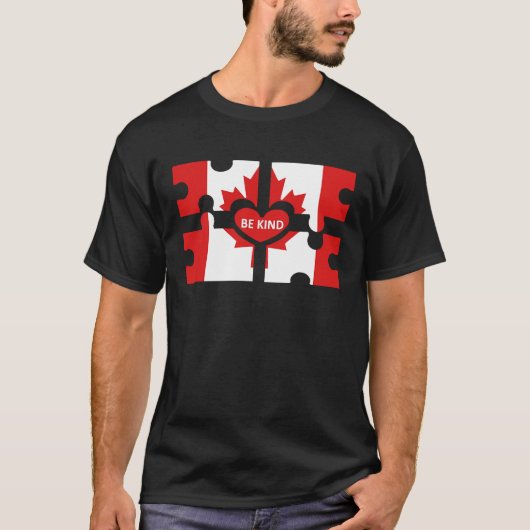 Be Kind Canada T-shirt (Voorkant)