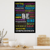 Be Kind Classroom Poster (Keuken)