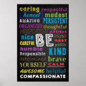 Be Kind Classroom Poster (Voorkant)