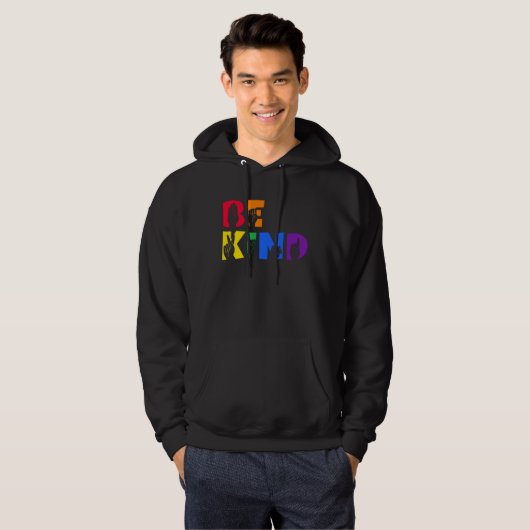 Be Kind Deaf Pride Hoodie (Voorkant volledig)
