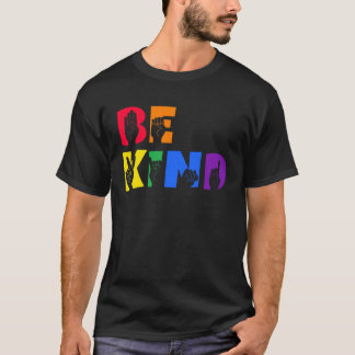 Be Kind Deaf Pride T-shirt