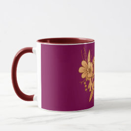 Be Kind | Gold Floral Inspirational Combo Mug Mok