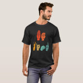 Be Kind Hand Signal SIgn Language Unity Day Anti B T-shirt (Voorkant volledig)