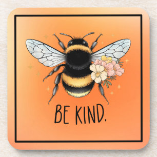 Be Kind Honey Bee Clipart-57650 Bier Onderzetter
