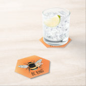 Be Kind Honey Bee Clipart-57650 Kartonnen Onderzetters (Insitu)