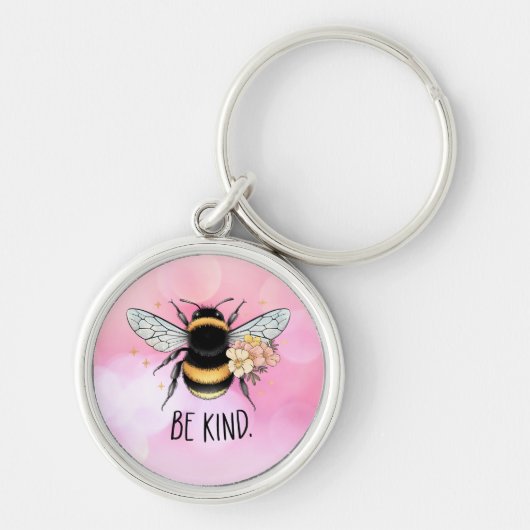 Be Kind Honey Bee Clipart-57650 Sleutelhanger (Voorkant)