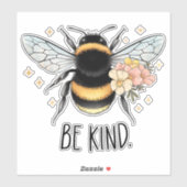 Be Kind Honey Bee Clipart-57650 Sticker (Vel)