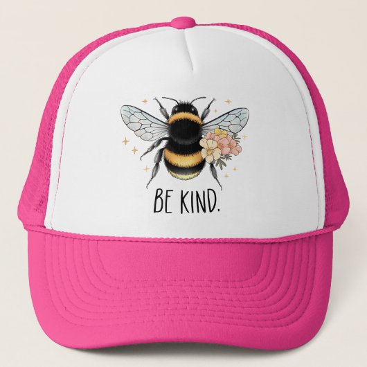 Be Kind Honey Bee Clipart-57650 Trucker Pet (Voorkant)