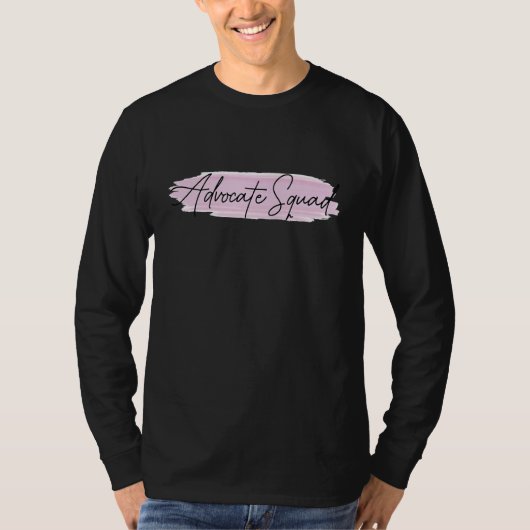 Be Kind Include Autism Advocate Squad Speacher T-shirt (Voorkant)