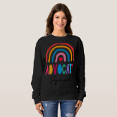 Be Kind Include Autism Advocate Squad Speacher Trui (Voorkant volledig)