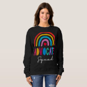 Be Kind Include Autism Advocate Squad Speacher Trui (Voorkant volledig)