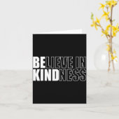 Be Kind Insrational Kindness Motivational Quote Si Kaart (Gele Bloem)