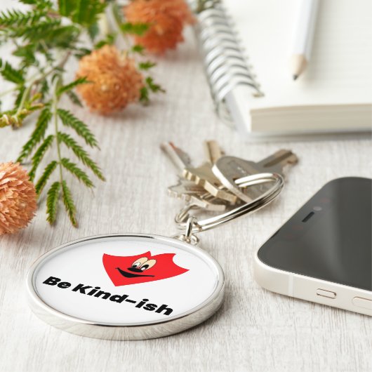 Be Kind-ish Keychain – Funny & Cute Gift for Frien (Zijkant)