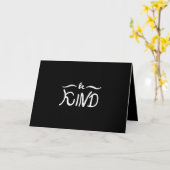 be kind kaart (Gele Bloem)