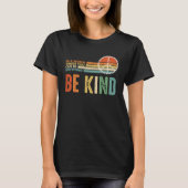 Be Kind Kindness Autism Peace Sign Tie Dye Spread  T-shirt (Voorkant)