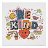Be Kind - Kindness Matters Perfect Poster (Voorkant)