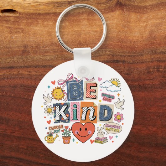 Be Kind - Kindness Matters Sleutelhanger (Achterkant)