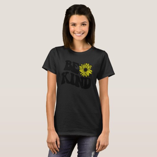 Be Kind  Love  Blessed  Grateful  Kindness  1 T-shirt (Voorkant volledig)