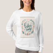 "Be Kind Only Vibes" - T-shirt inspirerend voor Di (Voorkant)