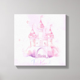 Be Kind Palace op de Pink Cloud aanpasbaar Canvas Afdruk