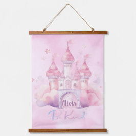 Be Kind Palace op de Pink Cloud aanpasbaar Hangend Wandkleed