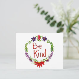 Be Kind Postcard Feestdagenkaart