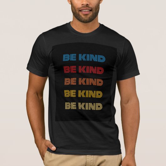 Be Kind premium T-shirt (Voorkant)