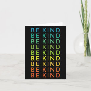Be Kind Rainbow Inspirerend Graphic Happy Positi Kaart