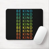 Be Kind Rainbow Inspirerend Graphic Happy Positi Muismat (Met muis)
