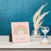 Be Kind – Rainbow Pastel Positivity Fotoplaat (Insitu)