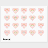 Be Kind – Rainbow Pastel Positivity Hart Sticker (Vel)