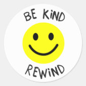 Be Kind Rewind Sticker (Voorkant)