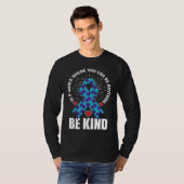 Be Kind Ribbon Suicide Awareness Mental Health T-shirt (Voorkant volledig)