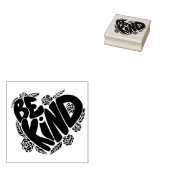 Be Kind Rubberstempel (Gestempeld)